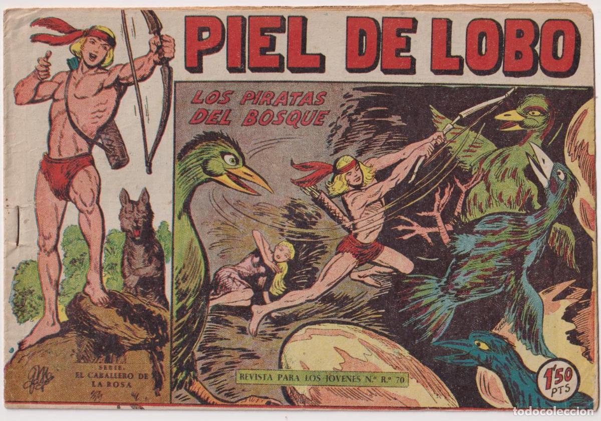 Tebeos: Piel de Lobo n&ordm; 75, Maga 1959 - Foto 1