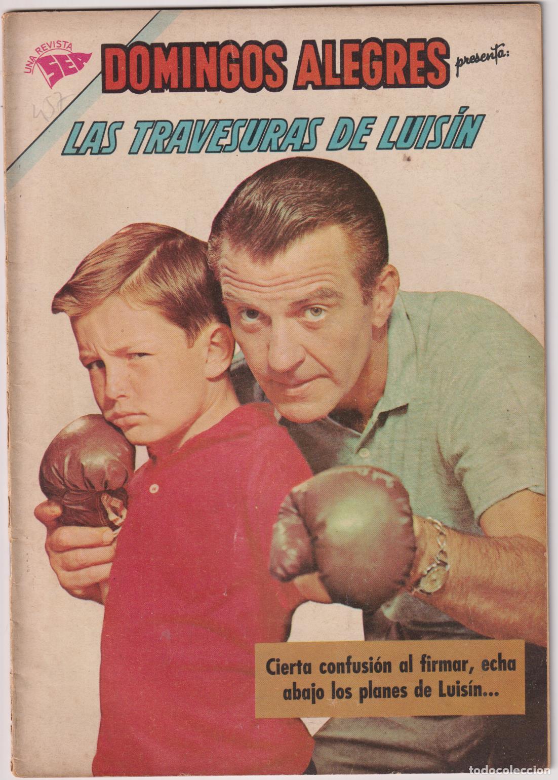 Tebeos: Domingos Alegres n&ordm; 457. Las Travesuras de Luis&iacute;n. Novaro 1962. DIF&Iacute;CIL - Foto 1