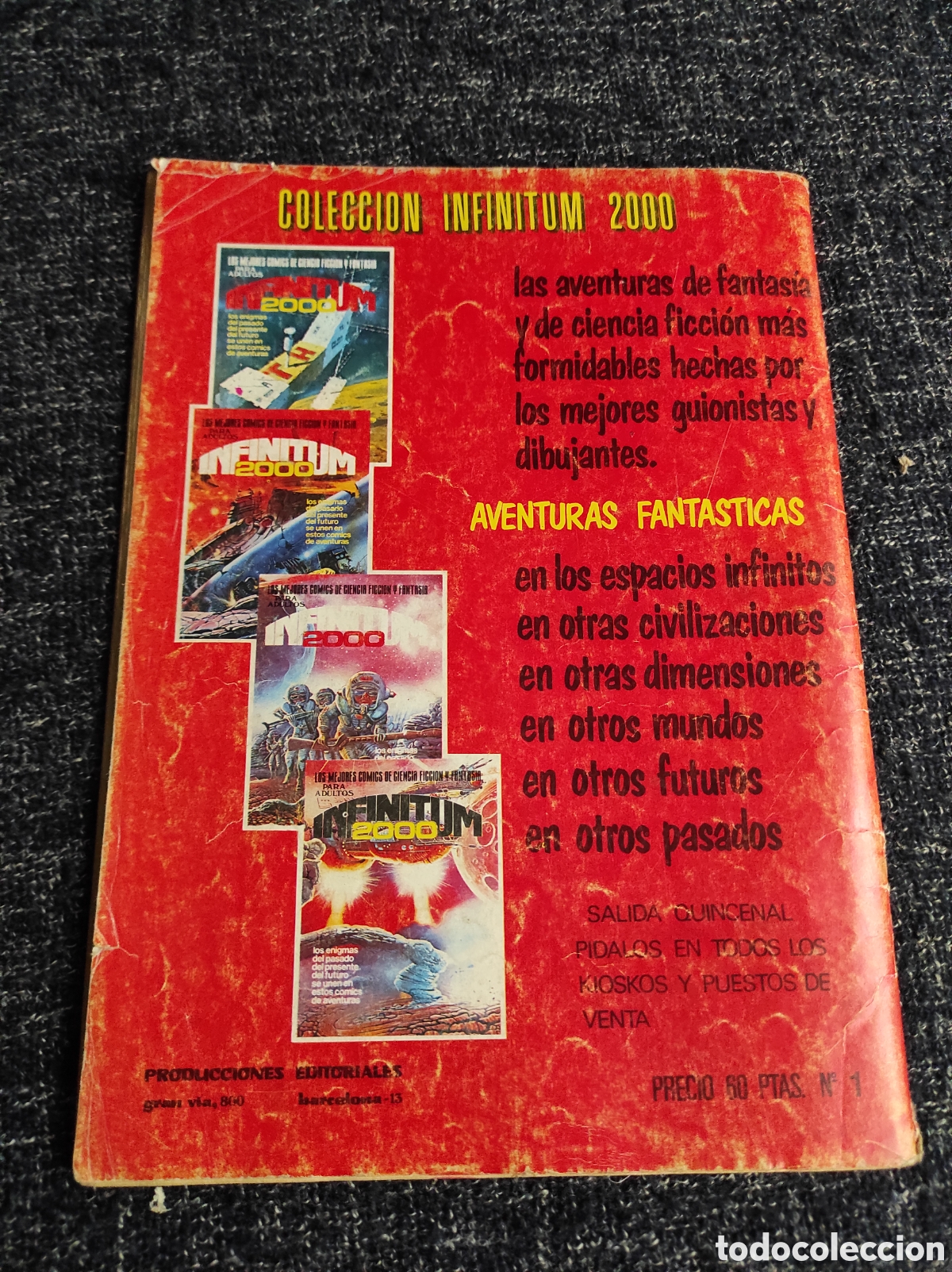 Tebeos: INFINITUM 2000 N&ordm; 1 - EDITA : PRODUCCIONES EDITORIALES - Foto 2