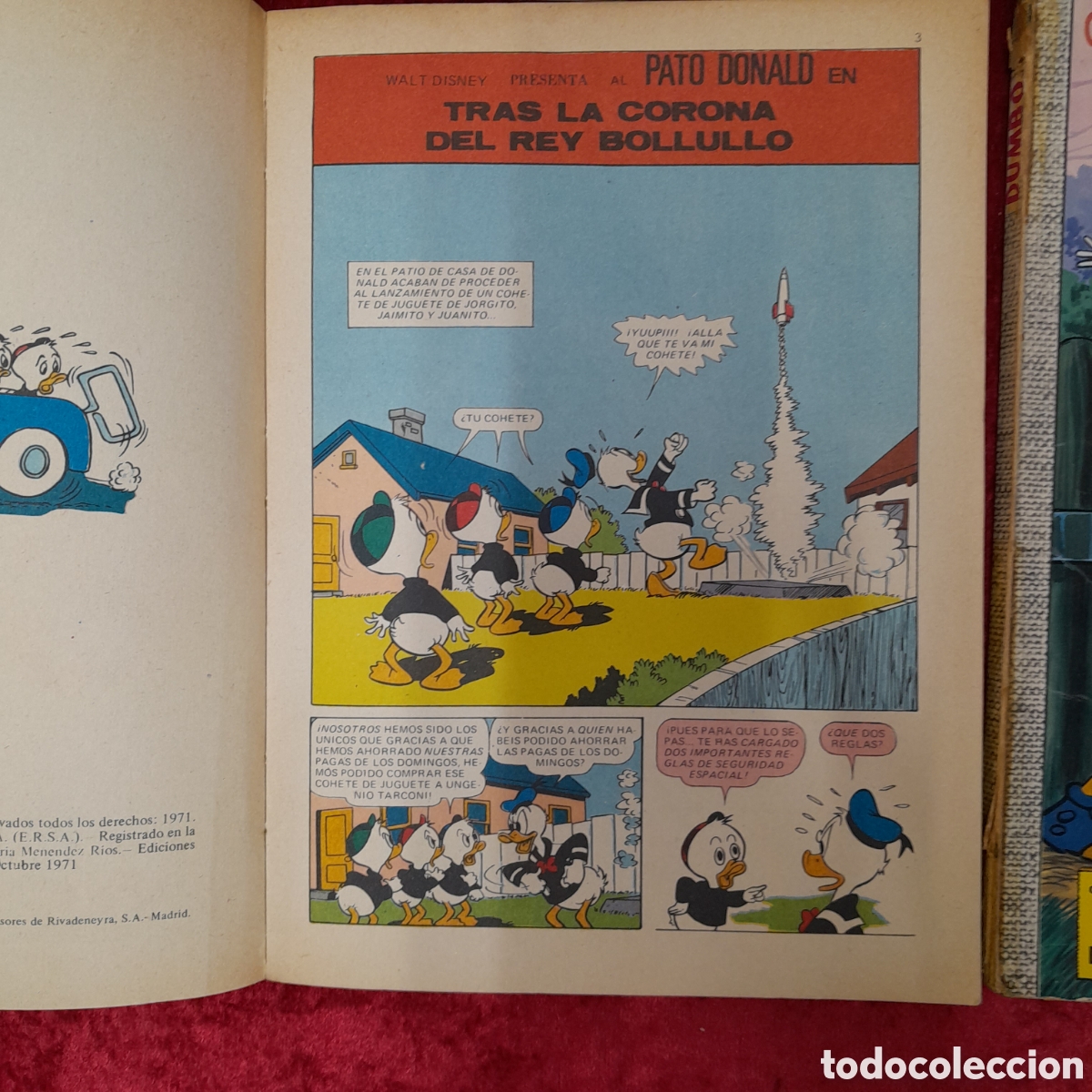 Tebeos: COM-406. LOTE COMICS WALT DISNEY. COLECCION DUMBO. 1970 - Foto 2