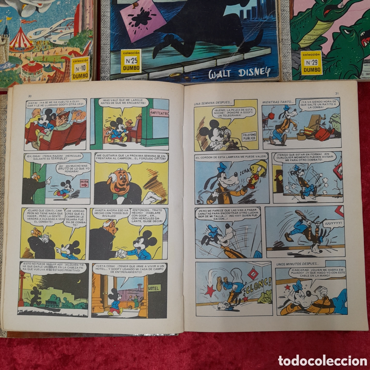 Tebeos: COM-406. LOTE COMICS WALT DISNEY. COLECCION DUMBO. 1970 - Foto 3