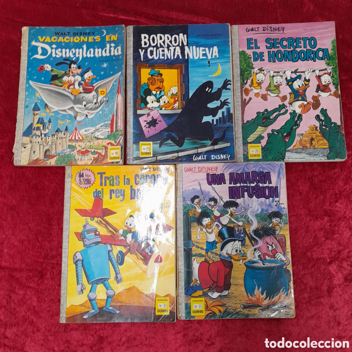 Tebeos: COM-406. LOTE COMICS WALT DISNEY. COLECCION DUMBO. 1970 - Foto 1