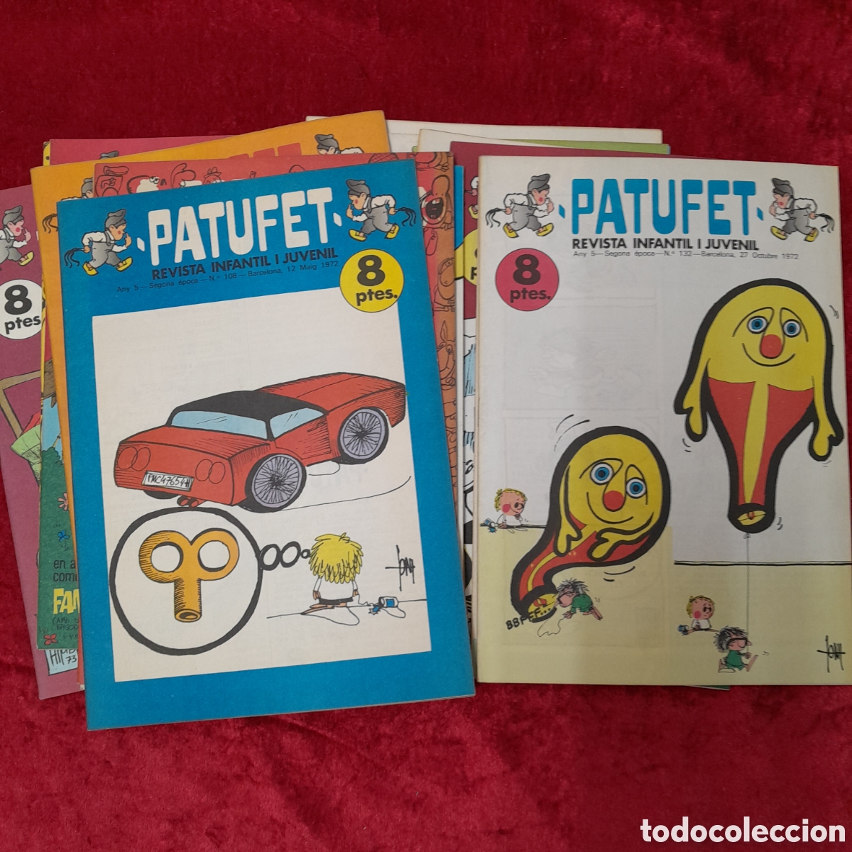 Tebeos: COM-417. LOTE REVISTAS PATUFET. 1972 - Foto 2