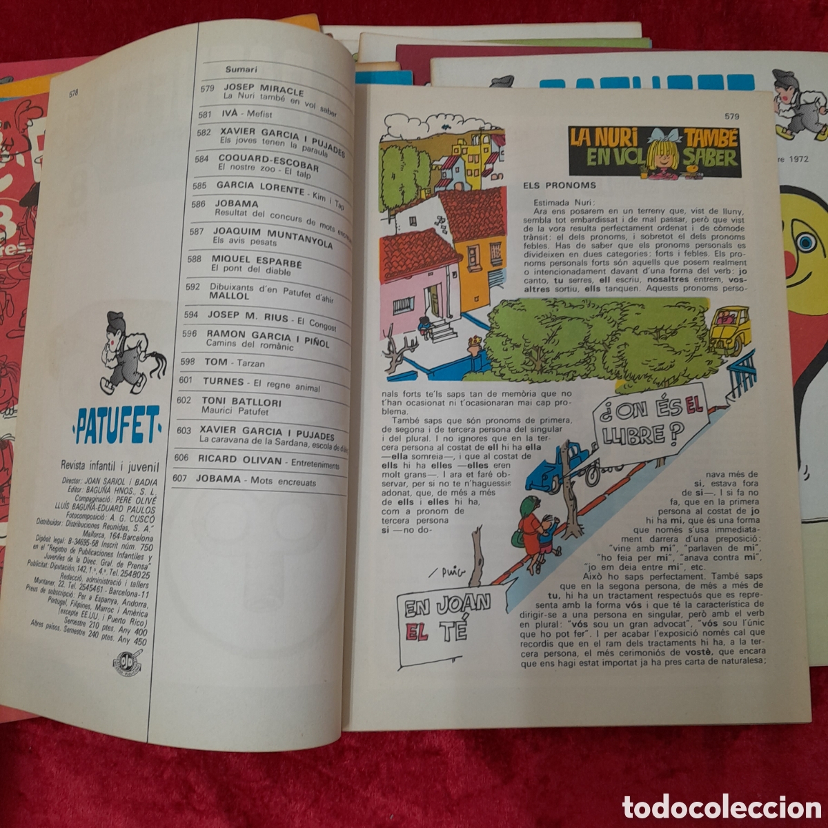 Tebeos: COM-417. LOTE REVISTAS PATUFET. 1972 - Foto 3