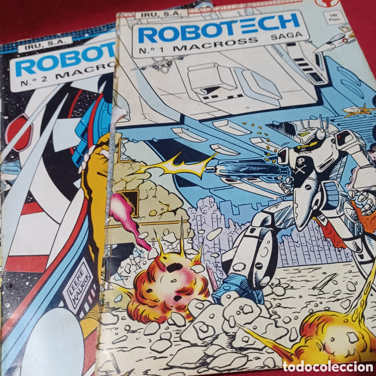Tebeos: Comic ROBOTECH del 01 al 06 El principio del manga Transformes de IRU S.A. - Foto 2