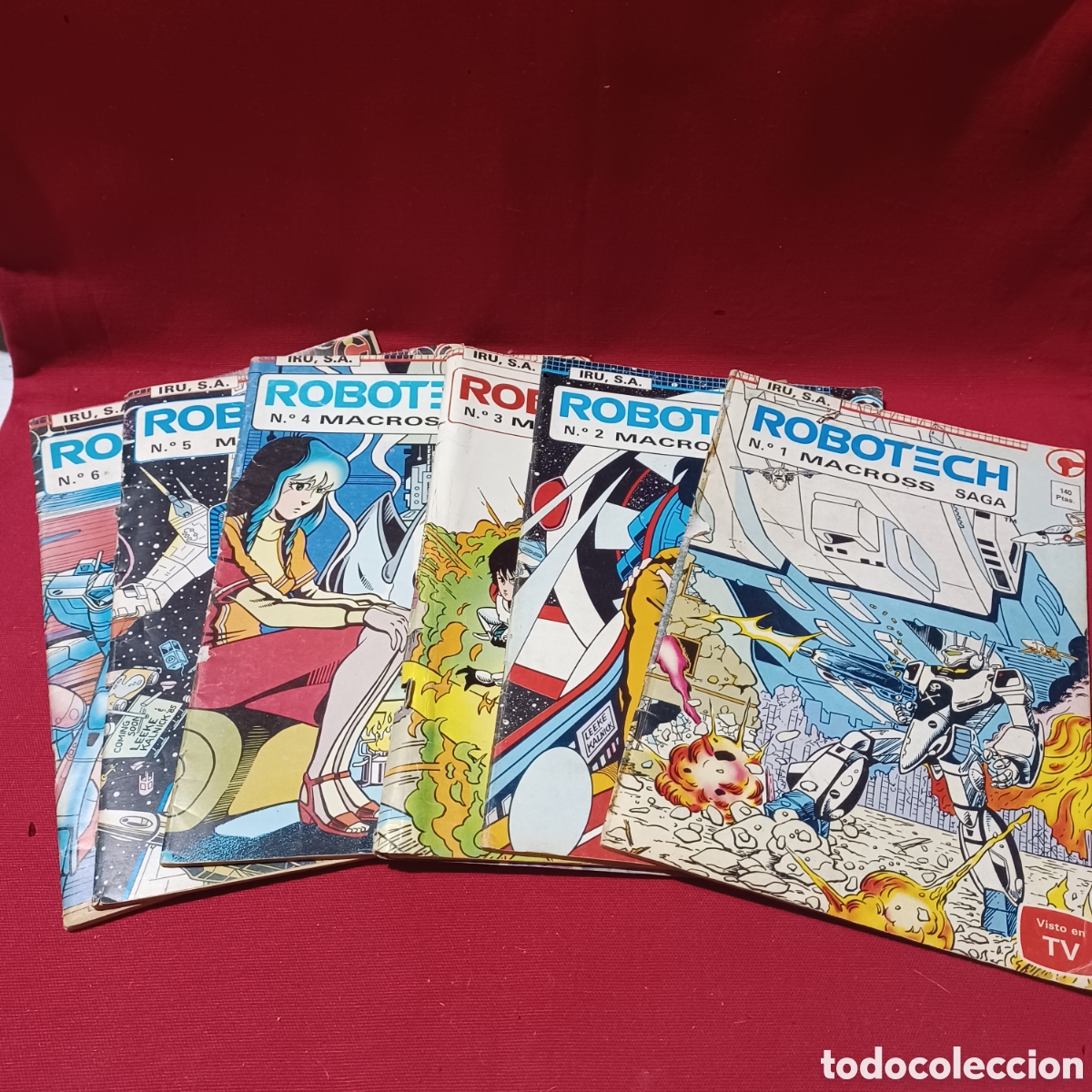 BDs: Comic ROBOTECH del 01 al 06 El principio del manga Transformes de IRU S.A.