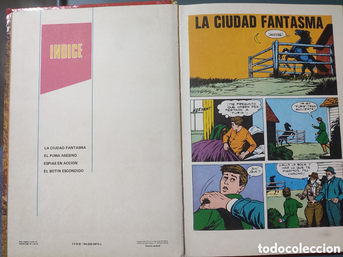 Tebeos: Tomo de Furia .A&ntilde;o 1973.FHER - Foto 2