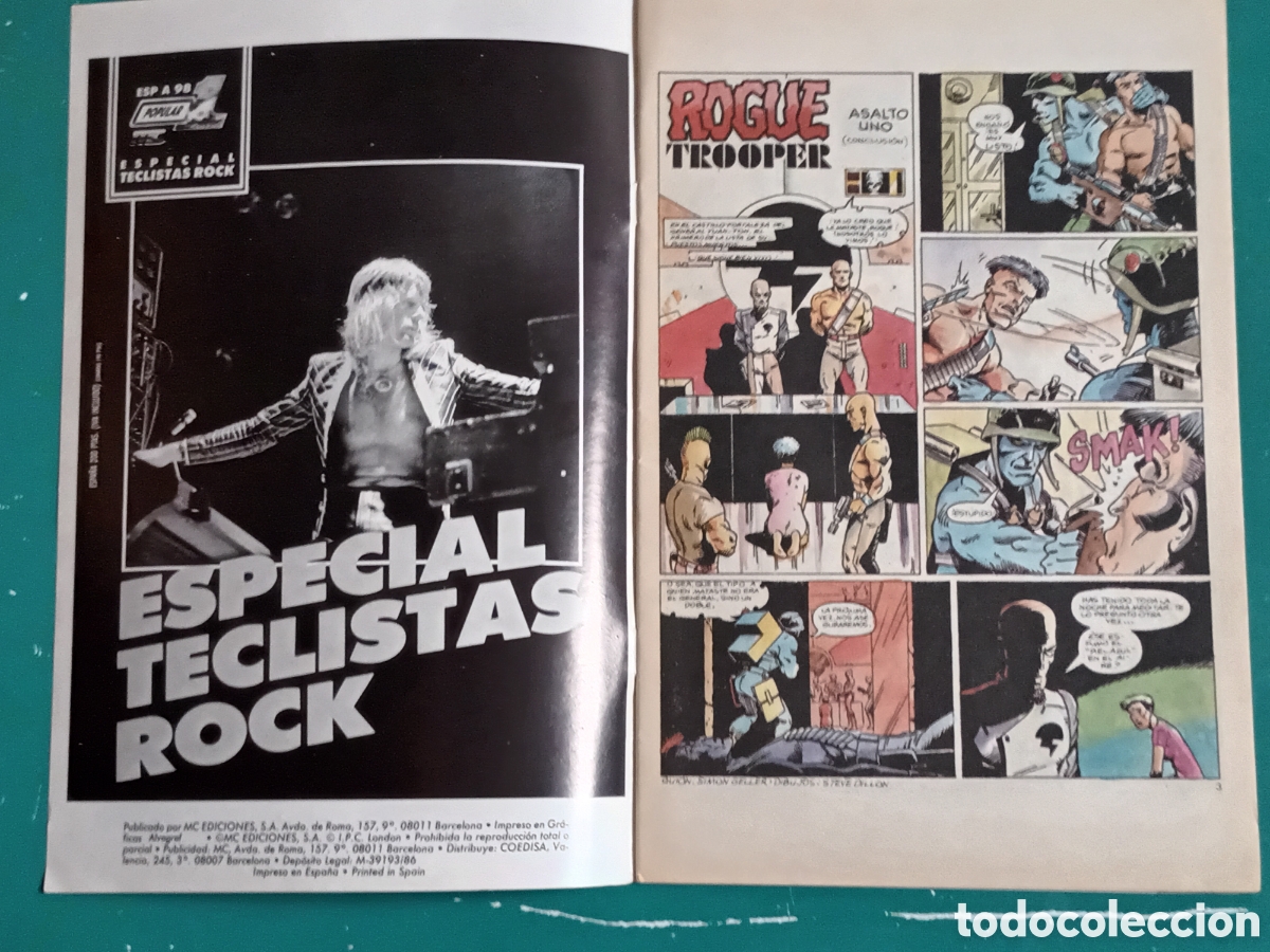 Tebeos: 2000 AD PRESENTA N&deg; 14 MC EDICIONES 1987 FLEETWAY - Foto 2