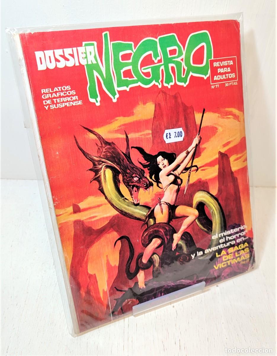 Tebeos: Comic: &rdquo;Dossier negro&rdquo; a&ntilde;o n&ordm; 77