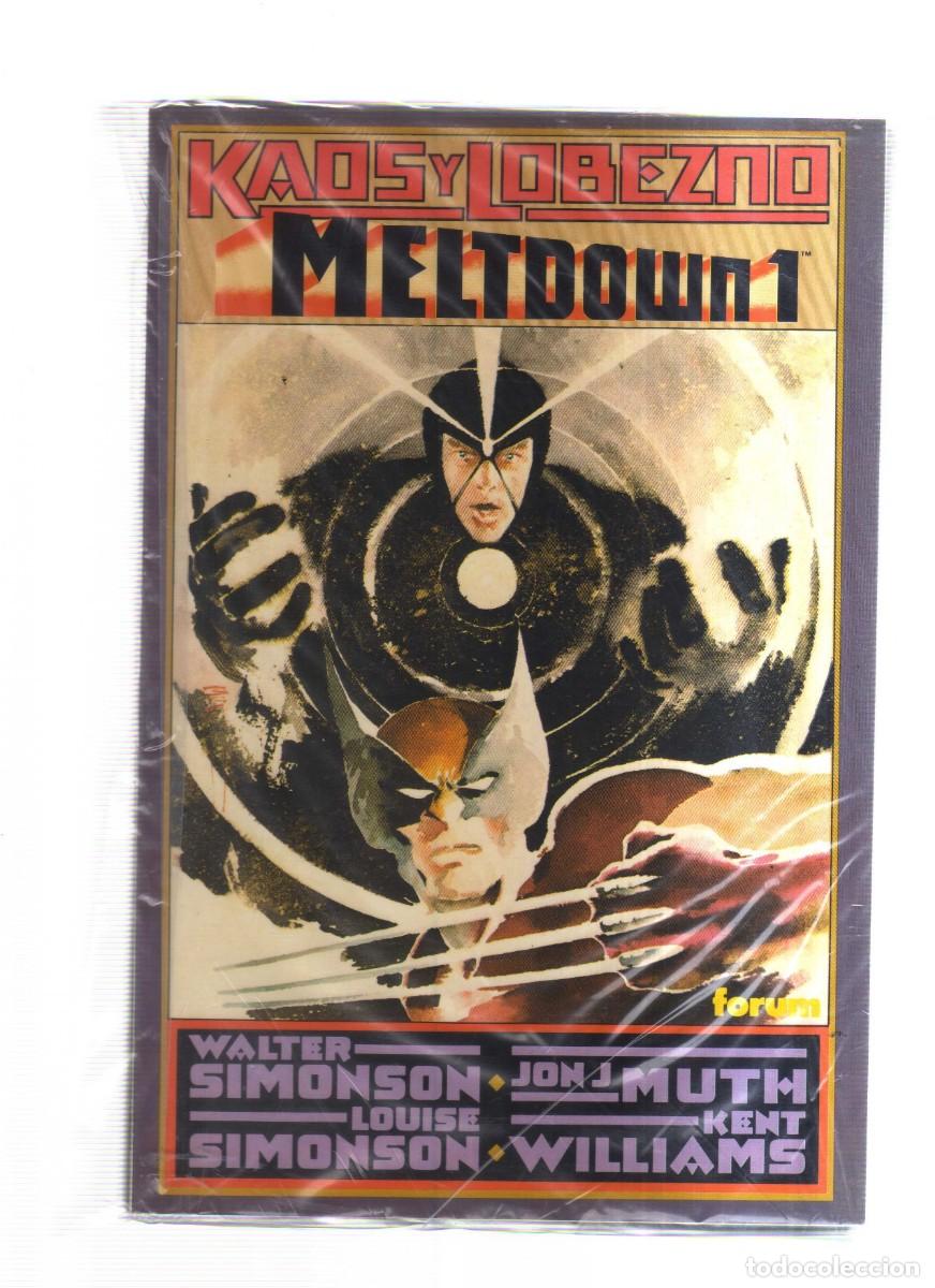 Tebeos: KAOS Y LOBEZNO MELTDOWN 1 COMPLETA 4 EJEMPLARES - Foto 1