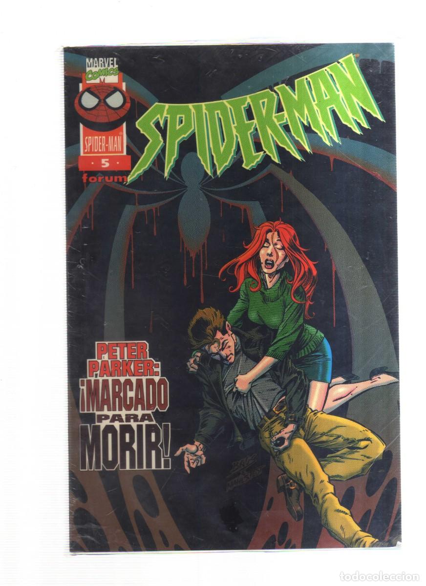 Tebeos: SPIDERMAN N,5 PETER PARKER MARCADO PARA MORIR - Foto 1