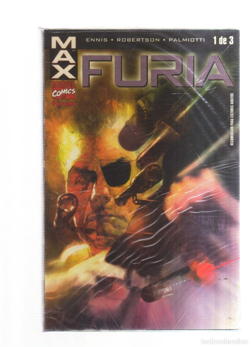 Tebeos: FURIA MAX MARVELCOMIC FORUM 3 EJEMPLARES COMPLETA - Foto 1