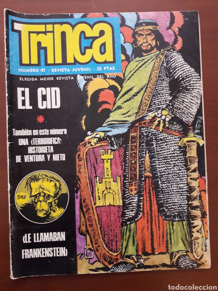 Tebeos: Trinca n&uacute;mero 41. El Cid, los guerrilleros y otras - Foto 1