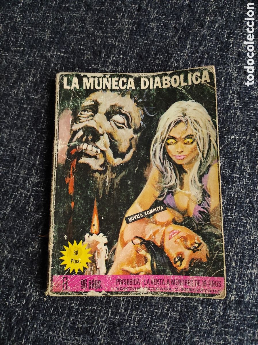 Tebeos: LA MU&Ntilde;ECA DIABOLICA - edita : ELVIBERIA 1976