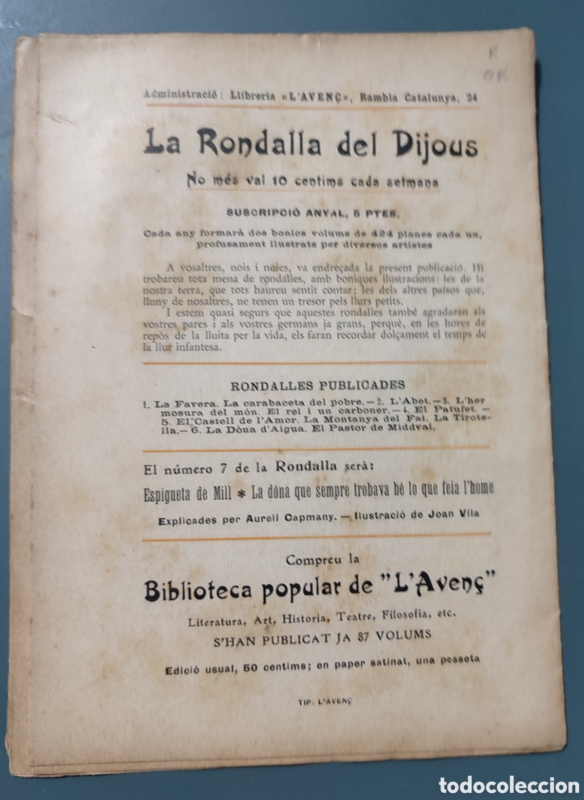 Tebeos: La Rondalla del Dijous.Num 6.A&ntilde;o 1924 - Foto 2
