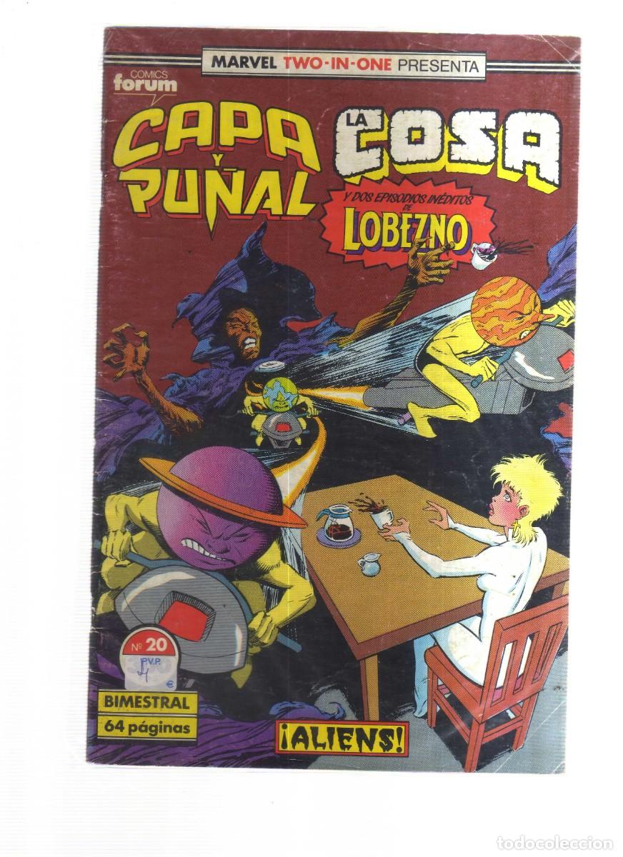 Tebeos: COPA Y PU&Ntilde;O LA COSA LOBEZNO MARVEL TWO-IN-ONE - Foto 1