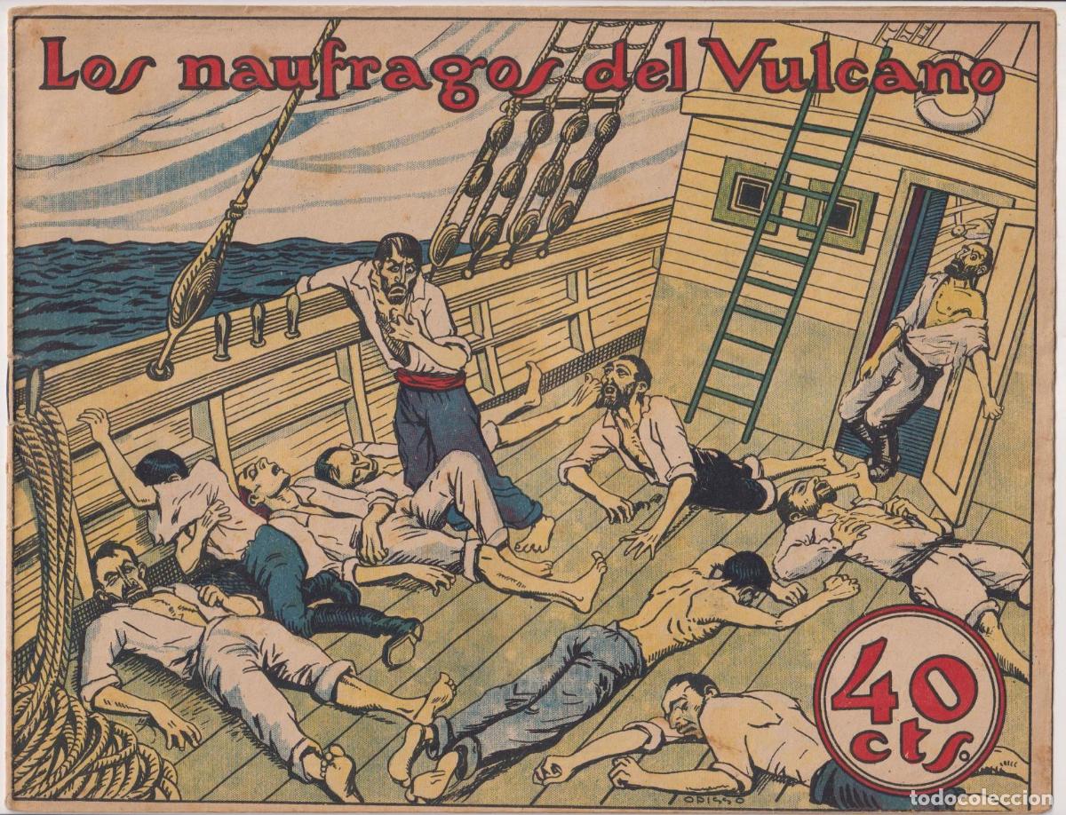 Tebeos: Gr&aacute;fica TBO. Los N&aacute;ufragos del Vulcano. Buigas 1919
