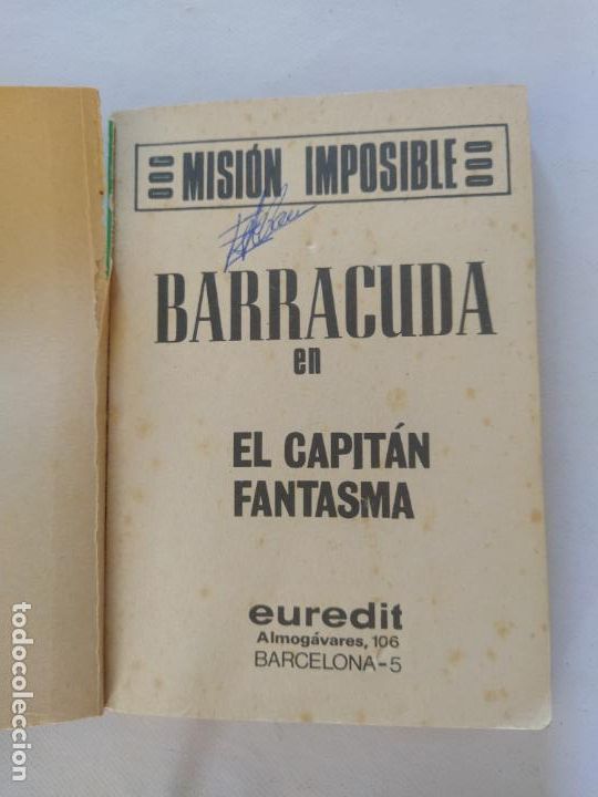 Tebeos: MISION IMPOSIBLE N&ordm; 17 - BARRACUDA - EL CAPITAN FANTASMA - EUREDIT (BV) - Foto 4