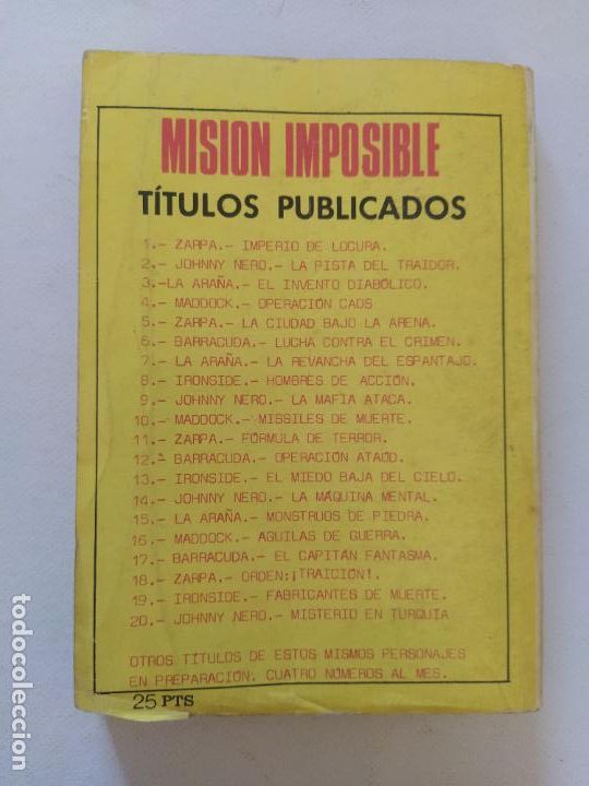 Tebeos: MISION IMPOSIBLE N&ordm; 17 - BARRACUDA - EL CAPITAN FANTASMA - EUREDIT (BV) - Foto 6
