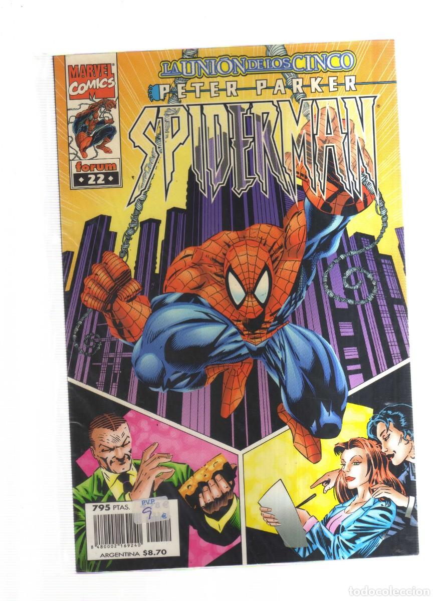 Tebeos: SPIDERMAN PETER PARKER LA UNION DE LOS CINCO N,22 - Foto 1
