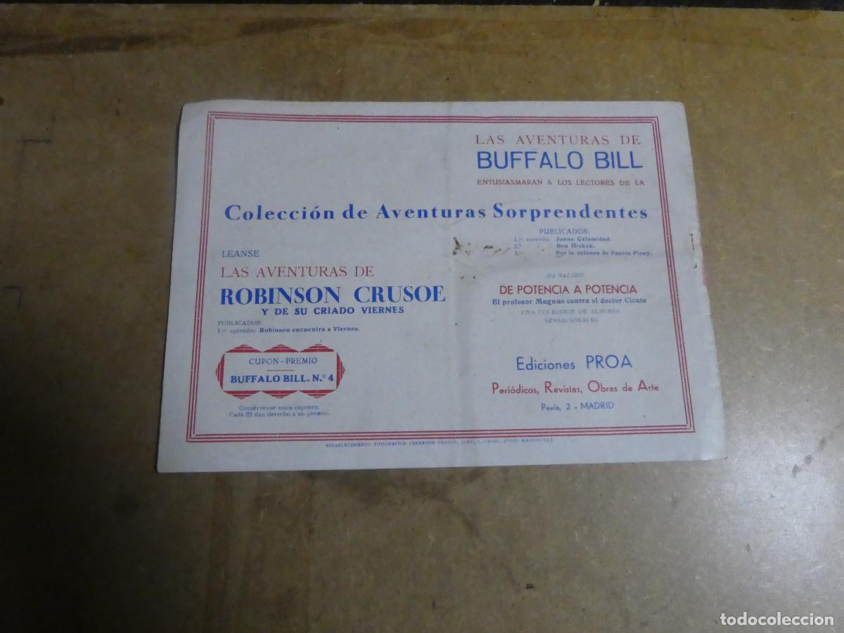 Tebeos: Buffalo Bill n&ordm; 4, original de ediciones Proa - Foto 2