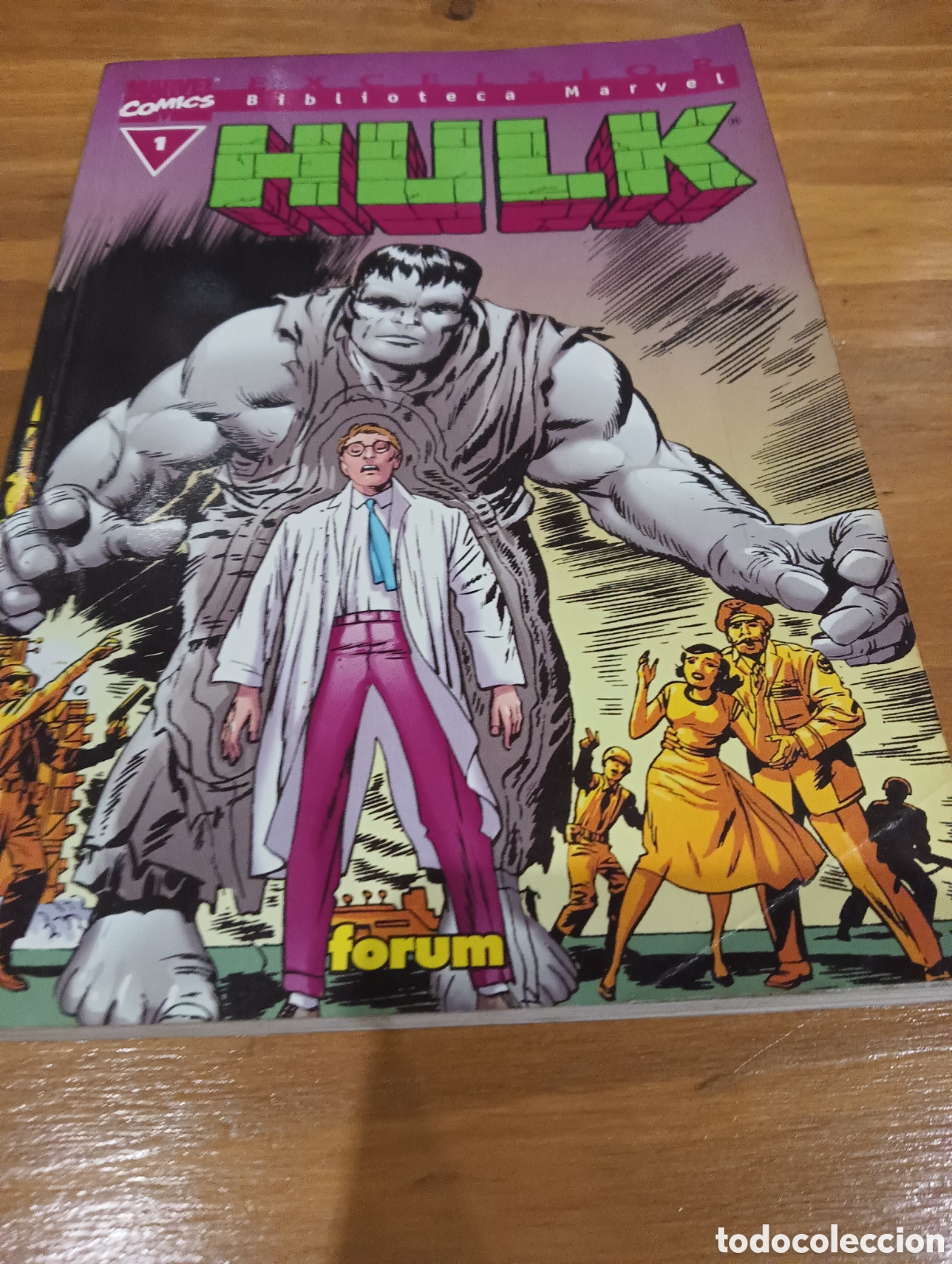 Tebeos: Hulk 1 biblioteca Marve. lpedido m&iacute;nimo 5&euro; - Foto 1