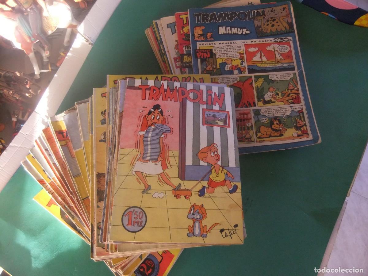 Tebeos: TRANPOLIN 3&ordf; EPOCA LOTE DE 98 NUMEROS - Foto 1