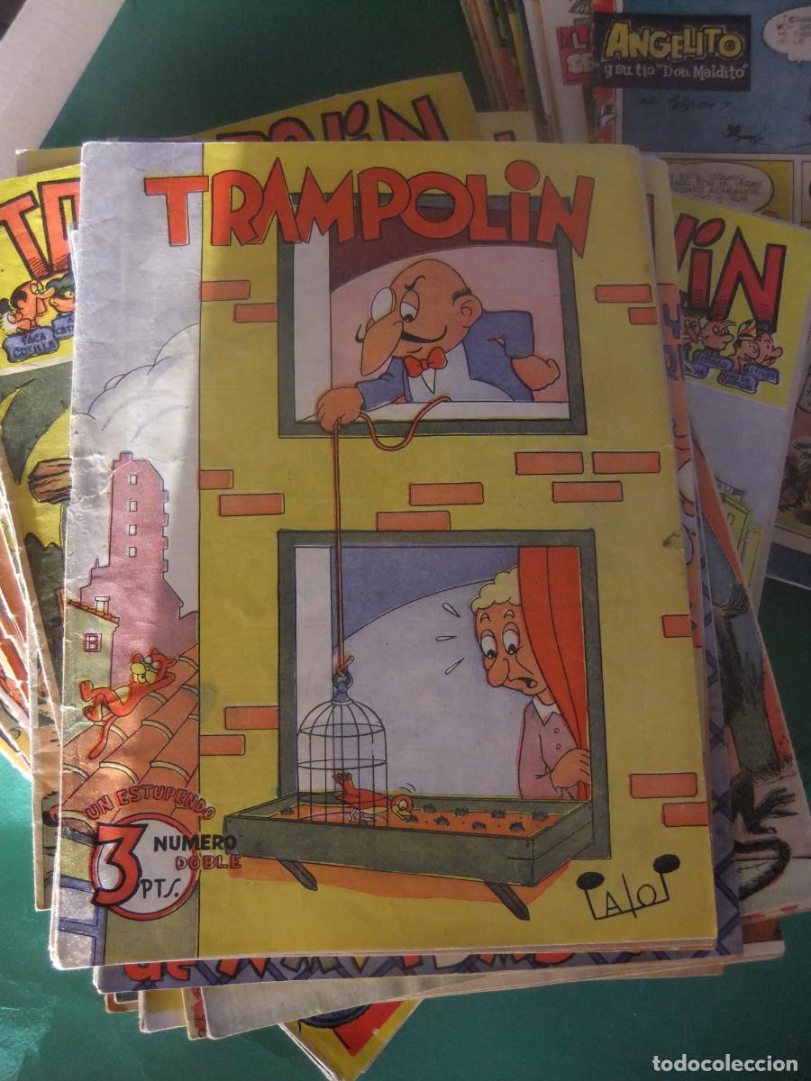 Tebeos: TRANPOLIN 3&ordf; EPOCA LOTE DE 98 NUMEROS - Foto 3