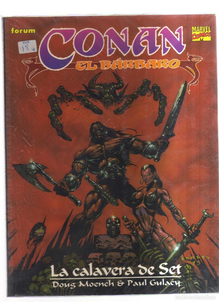 Tebeos: CONAN EL BARBARO LA CALAVERA DE SET FORUM - Foto 1