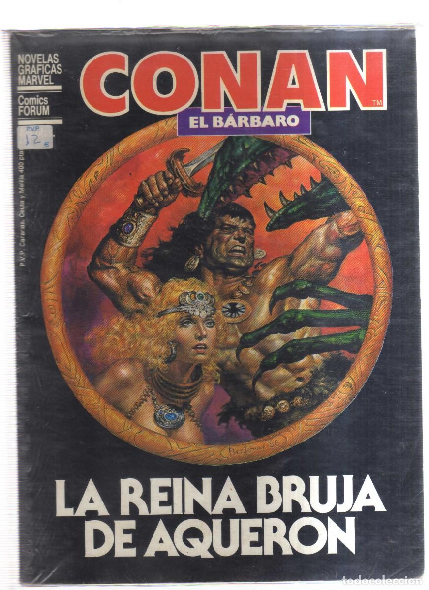 Tebeos: CONAN EL BARBARO CONAN DE LA REINA BRUJA DE AQUERON FORUM - Foto 1