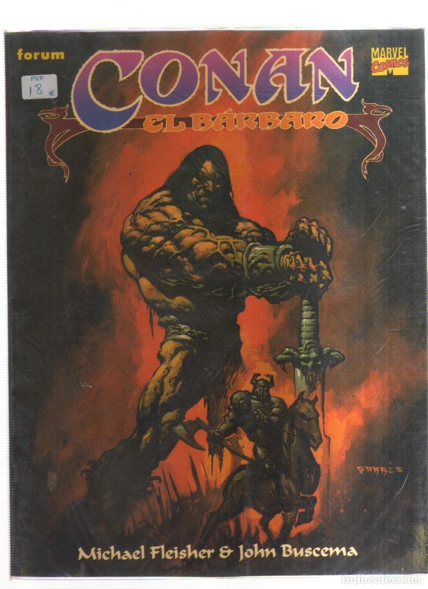 Tebeos: CONAN EL BARBARO EL CUERNO MICHAEL FLEISHER S JOHN BUSCEMA FORUM - Foto 1
