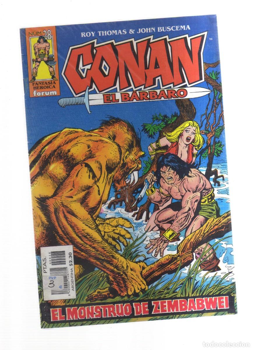Tebeos: CONAN EL BARBARO FORUM N,28 - Foto 1