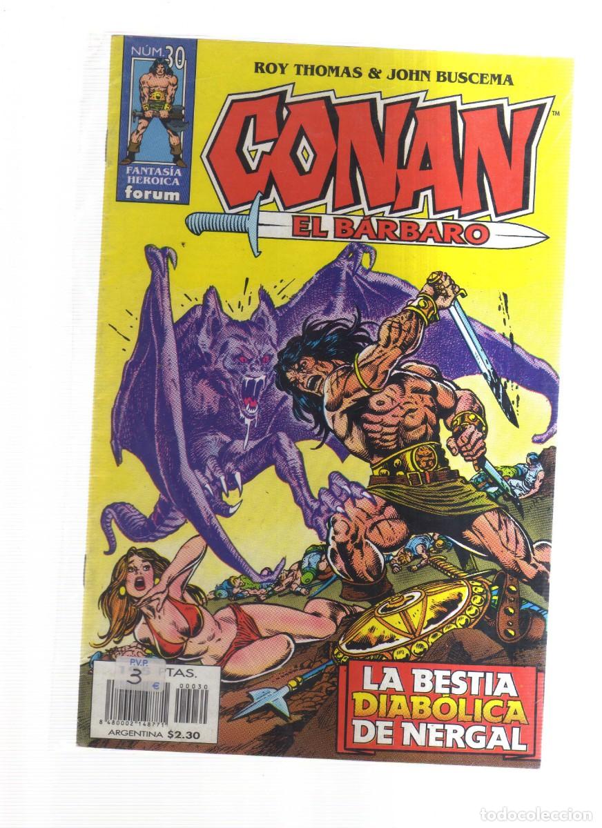 Tebeos: CONAN EL BARBARO FORUM N,30 - Foto 1
