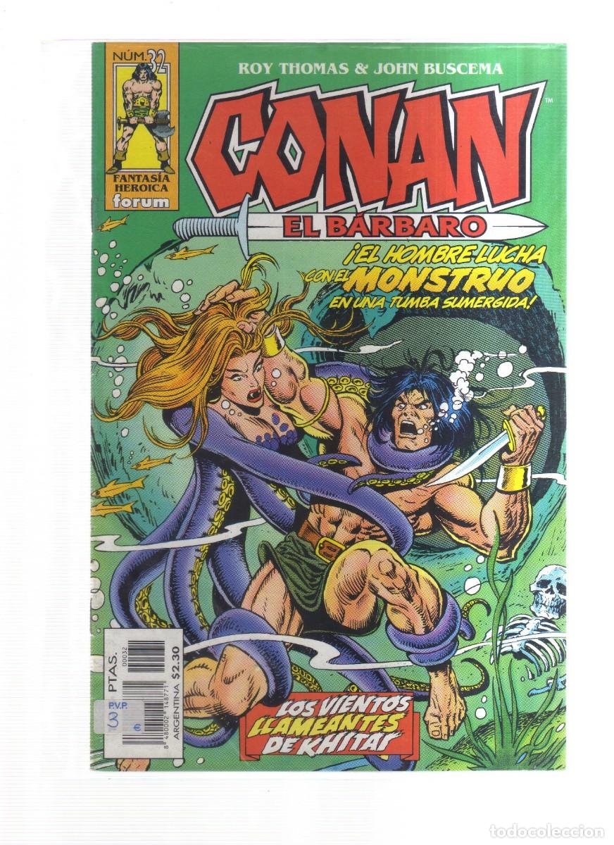 Tebeos: CONAN EL BARBARO FORUM N,32 - Foto 1