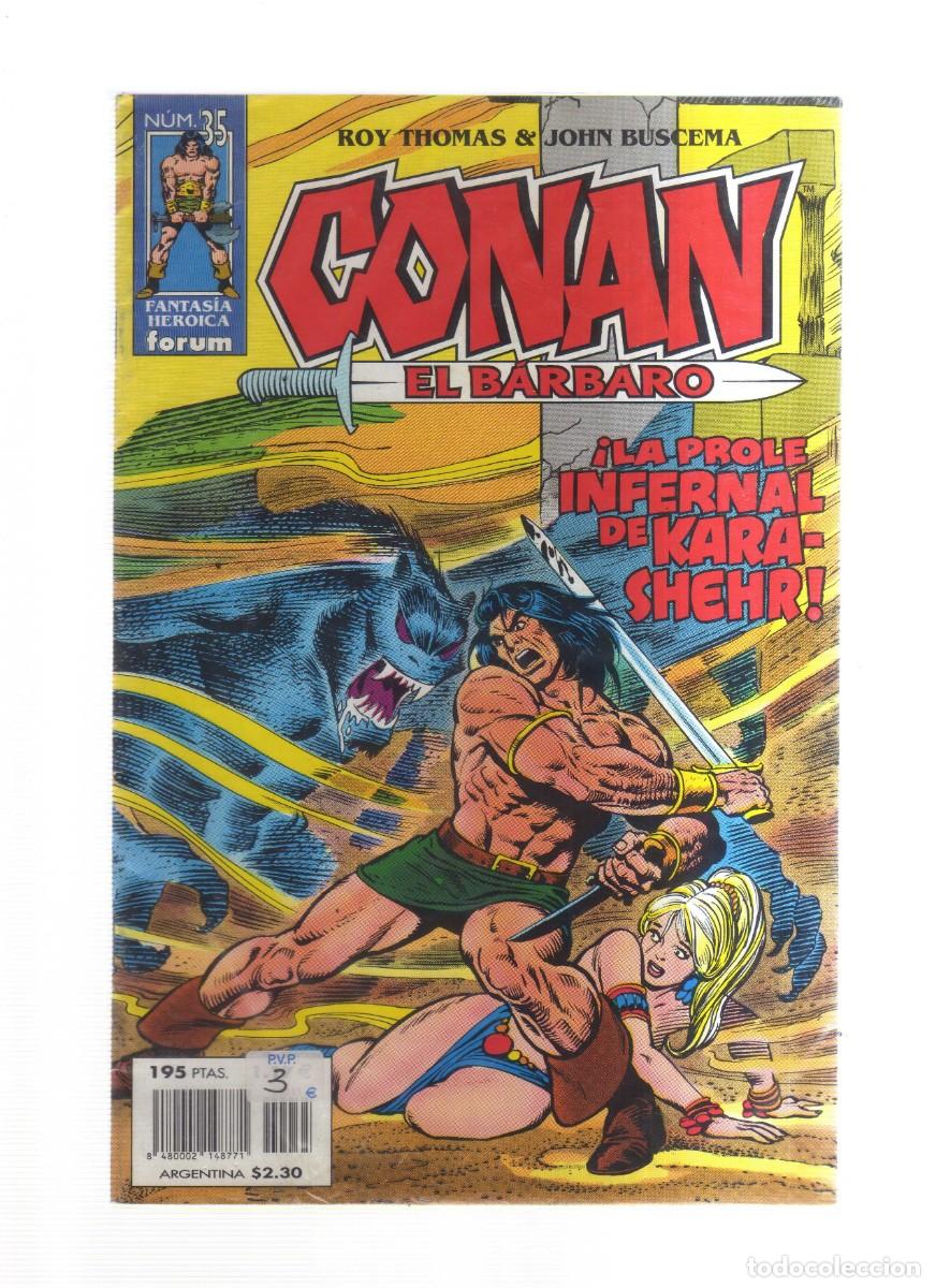 Tebeos: CONAN EL BARBARO FORUM N,35 - Foto 1