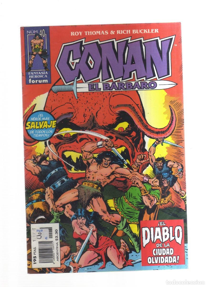 Tebeos: CONAN EL BARBARO FORUM N,40 - Foto 1