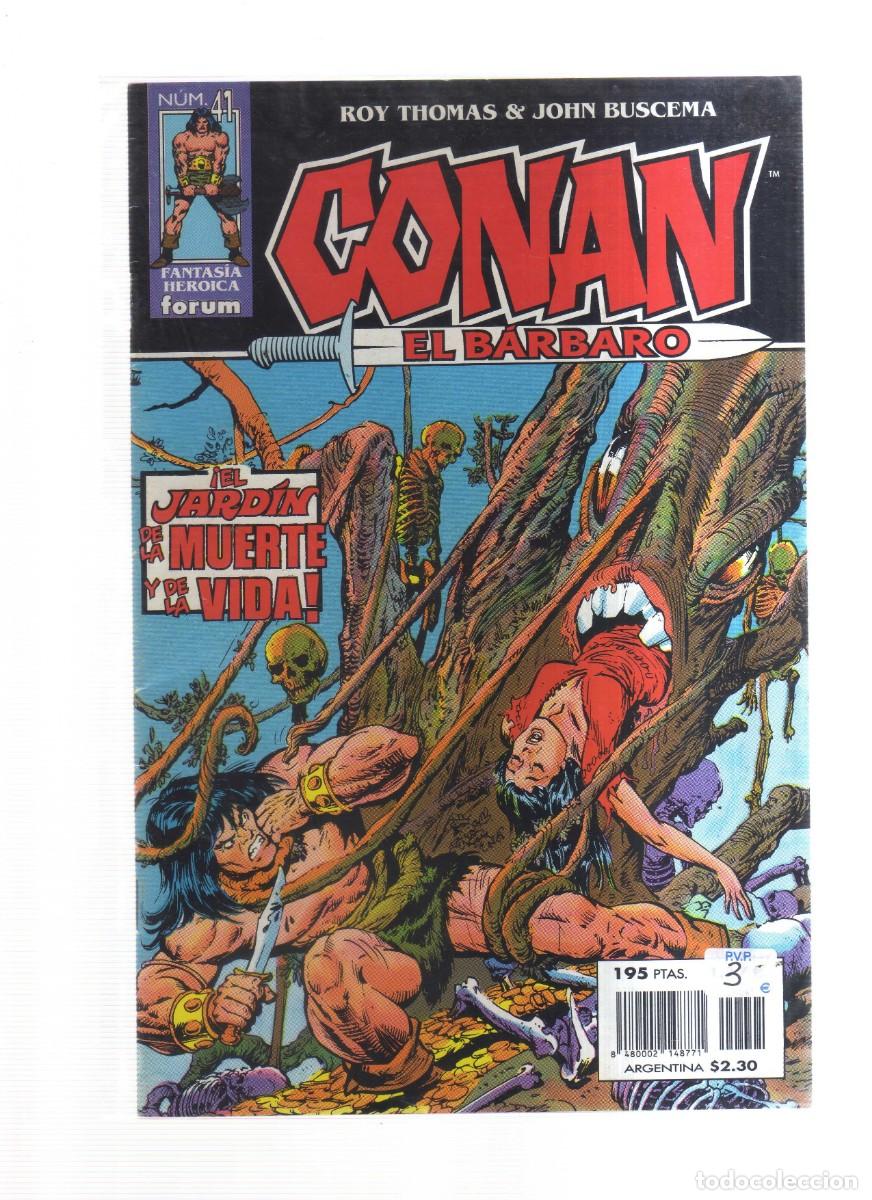 Tebeos: CONAN EL BARBARO FORUM N,41 - Foto 1