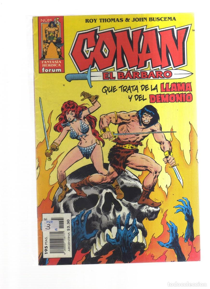 Tebeos: CONAN EL BARBARO FORUM N,45 - Foto 1