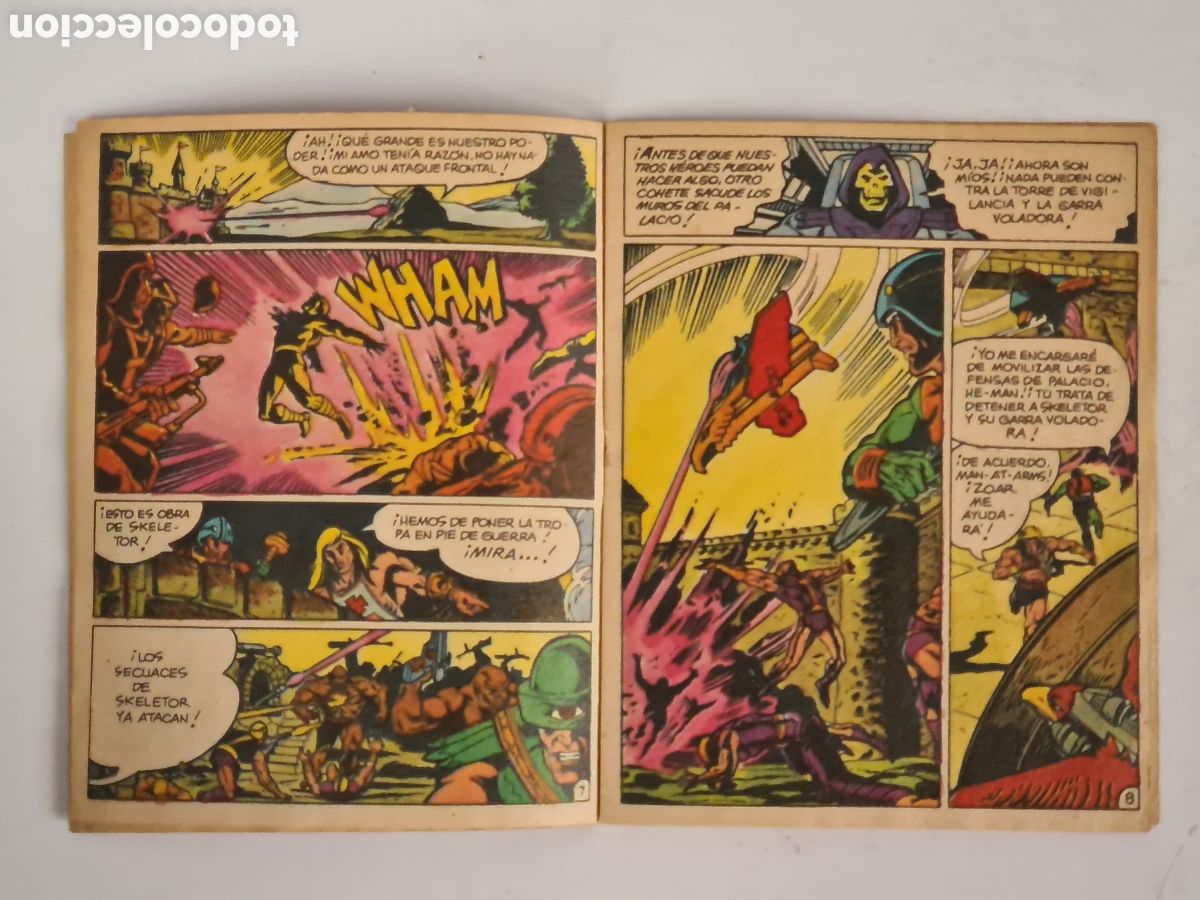Tebeos: Mini C&oacute;mic Masters del Universo El Poder de La Torre de Vigilancia! 1985 Dibujos Texeira MOTU He-Man - Foto 10