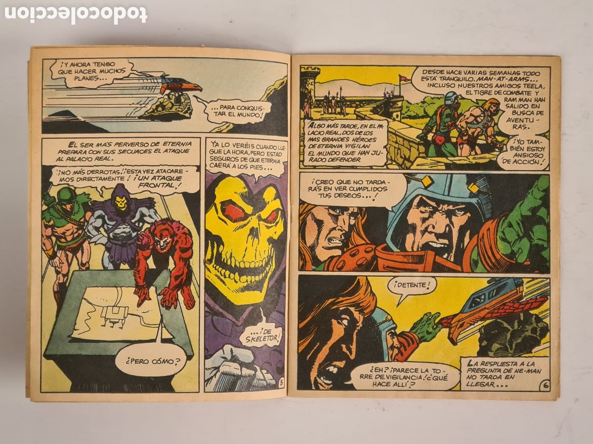 Tebeos: Mini C&oacute;mic Masters del Universo El Poder de La Torre de Vigilancia! 1985 Dibujos Texeira MOTU He-Man - Foto 9