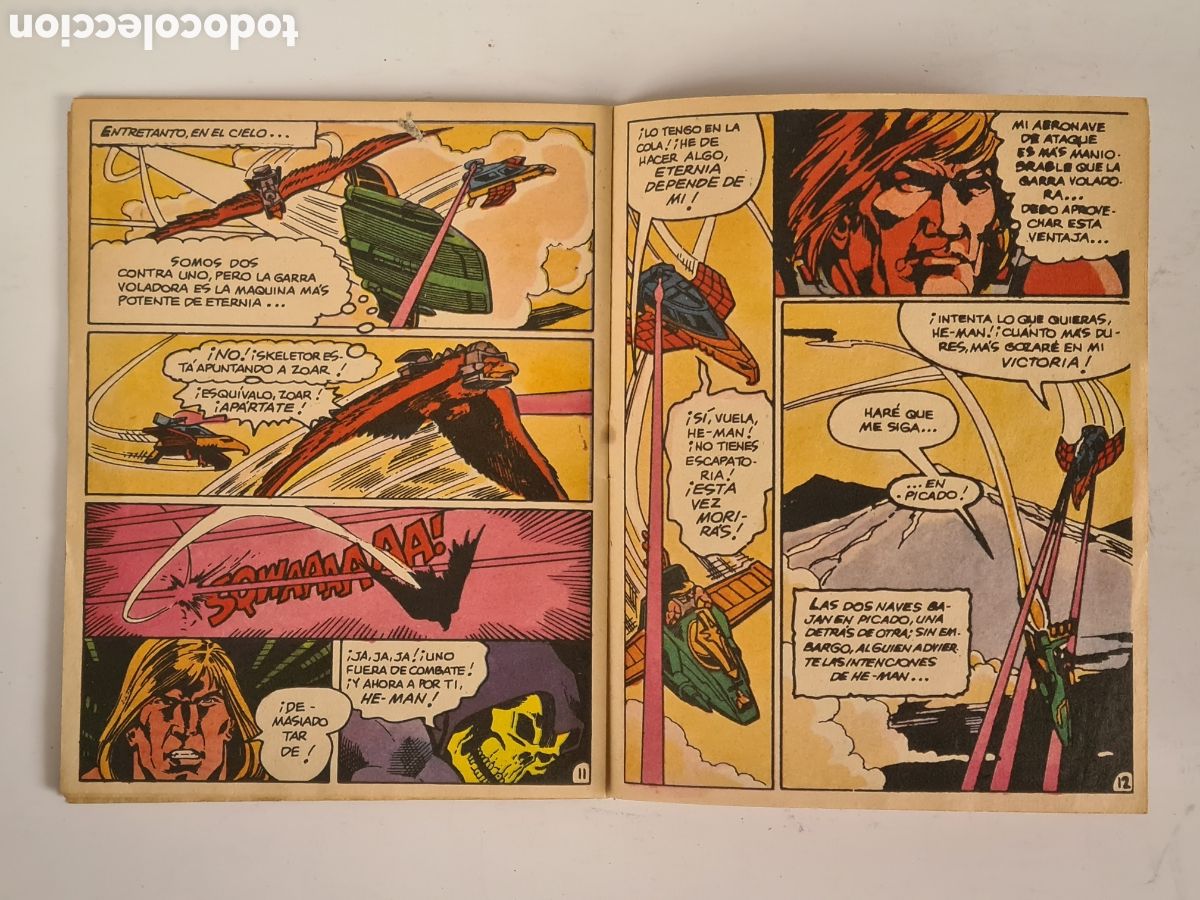 Tebeos: Mini C&oacute;mic Masters del Universo El Poder de La Torre de Vigilancia! 1985 Dibujos Texeira MOTU He-Man - Foto 13