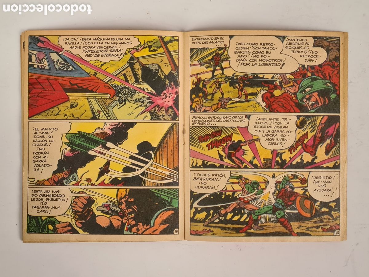 Tebeos: Mini C&oacute;mic Masters del Universo El Poder de La Torre de Vigilancia! 1985 Dibujos Texeira MOTU He-Man - Foto 12