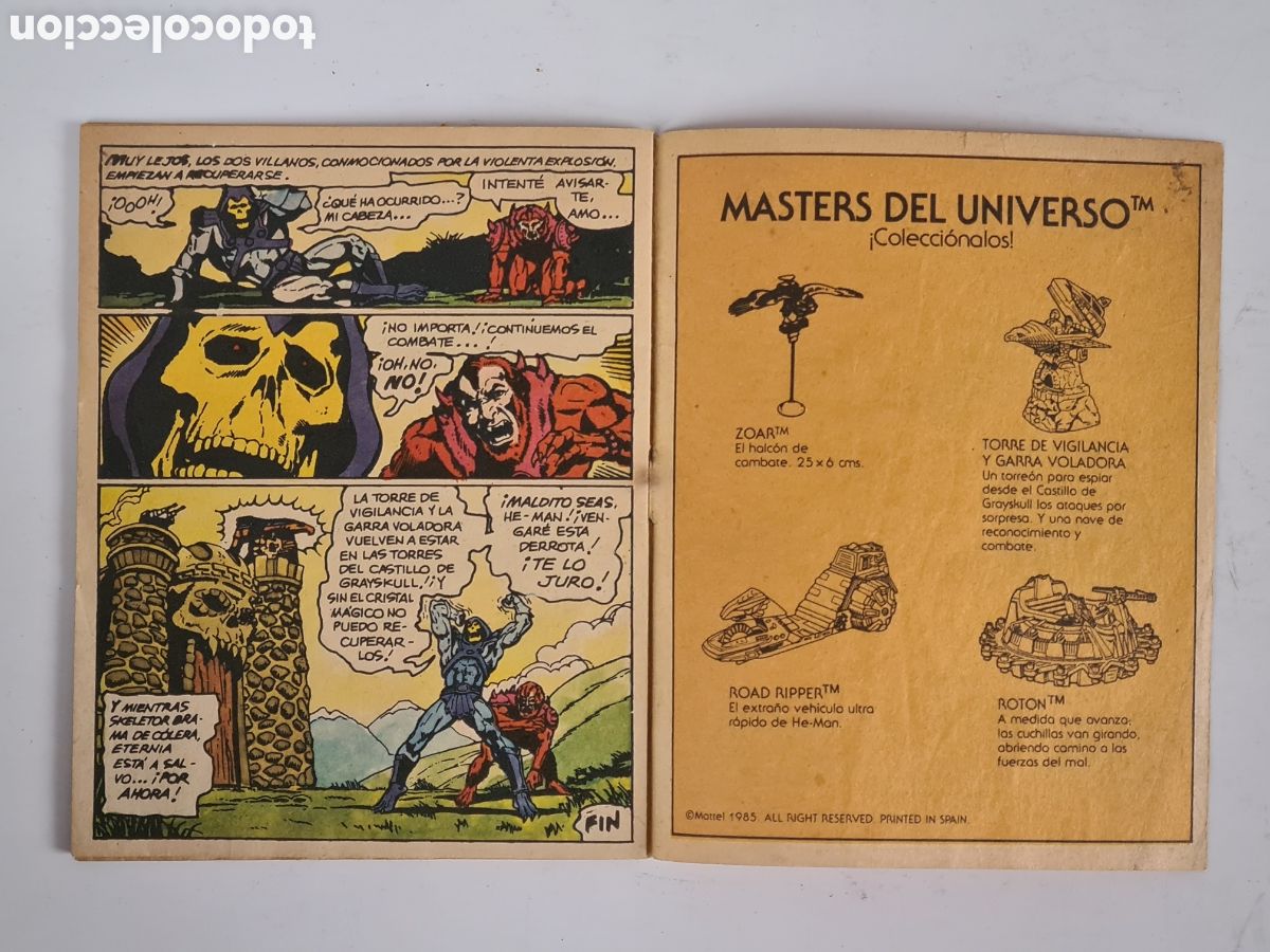 Tebeos: Mini C&oacute;mic Masters del Universo El Poder de La Torre de Vigilancia! 1985 Dibujos Texeira MOTU He-Man - Foto 15