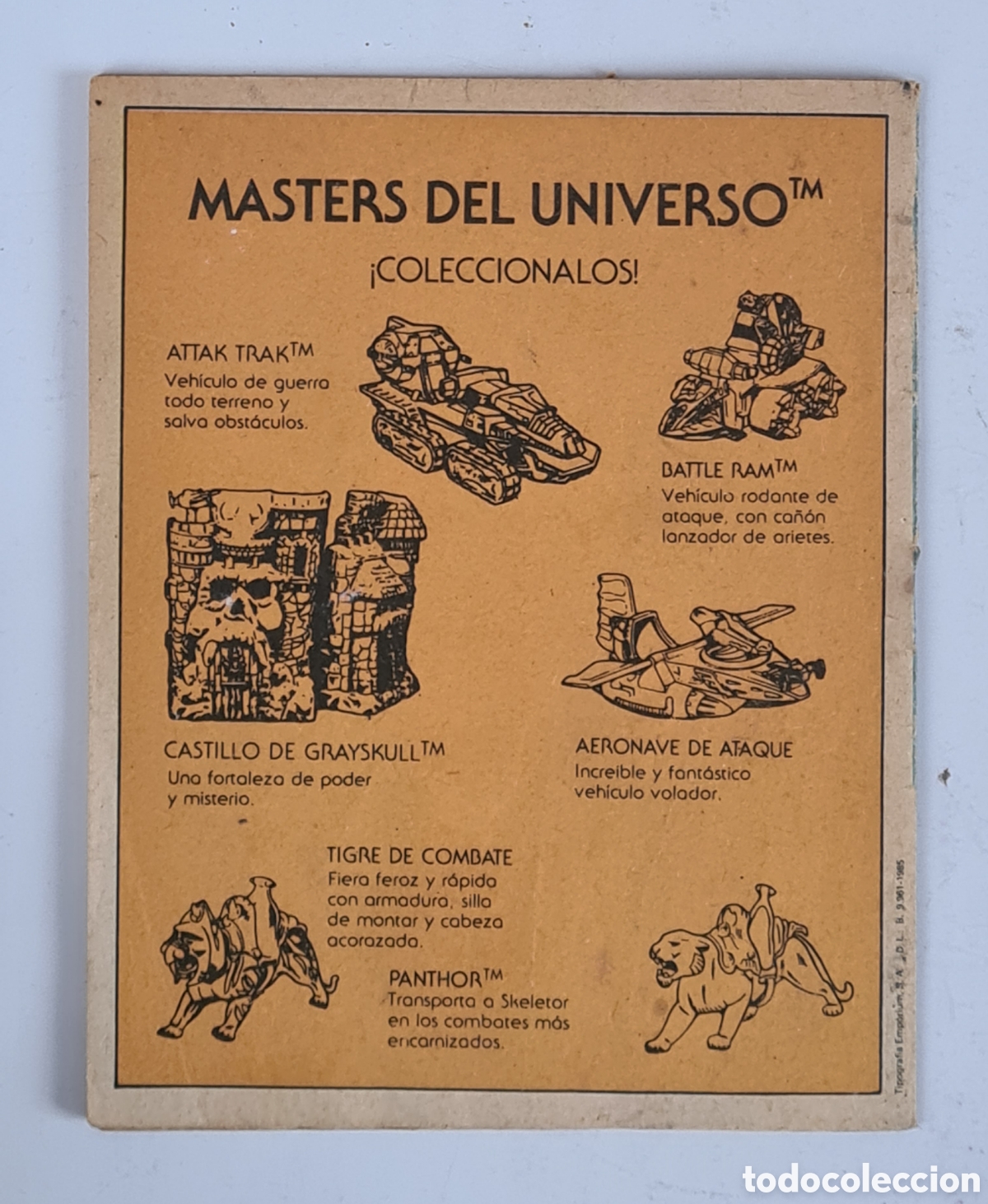 Tebeos: Mini C&oacute;mic Masters del Universo El Poder de La Torre de Vigilancia! 1985 Dibujos Texeira MOTU He-Man - Foto 16