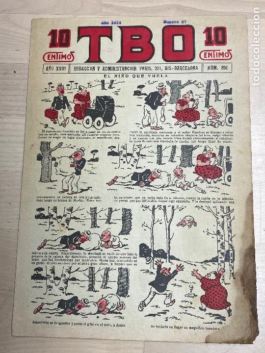 Tebeos: tbo a&ntilde;o 1934 numero 891 - Foto 1