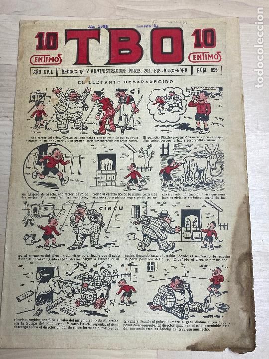 Tebeos: TBO, A&Ntilde;O XVIII, NUM. 895 1934 - Foto 1