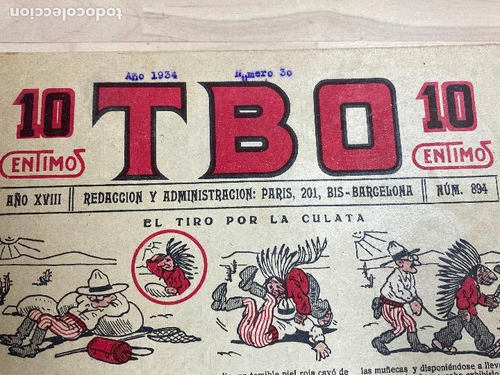Tebeos: TBO. n&ordm; 894. A&ntilde;o 1934 - Foto 2
