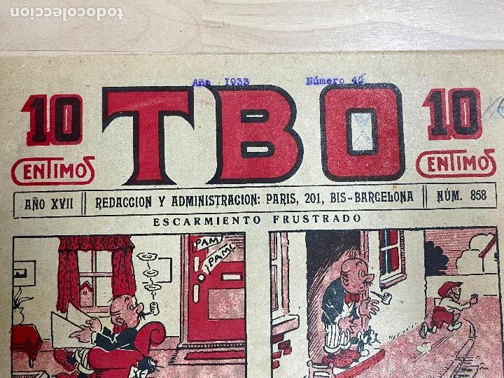 Tebeos: TBO N&ordm; 858 - A&Ntilde;O XVII - 1933 - Foto 2