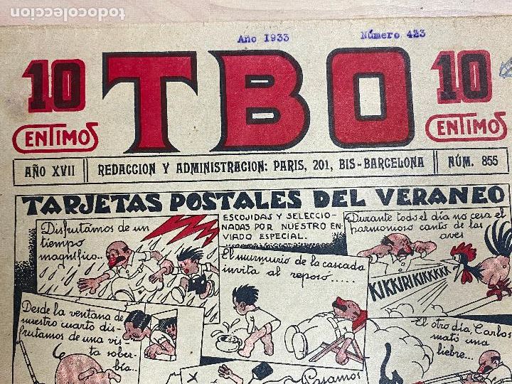 Tebeos: TBO. n&ordm; 855. A&ntilde;o 1933 - Foto 2