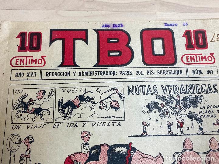 Tebeos: TBO NUM 847 A&Ntilde;O XVII 1933 - Foto 2